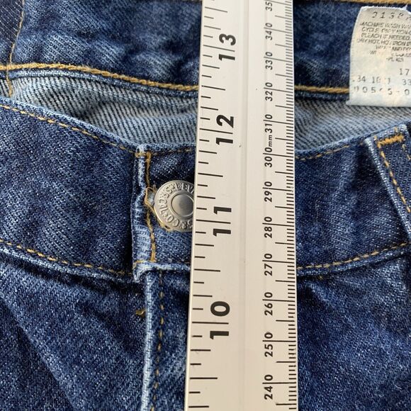 Vintage Levi’s 505 Mens Regular Fit Blue Jeans Red Tab Size 35x32 (Actual 33x32) - Picture 11 of 16